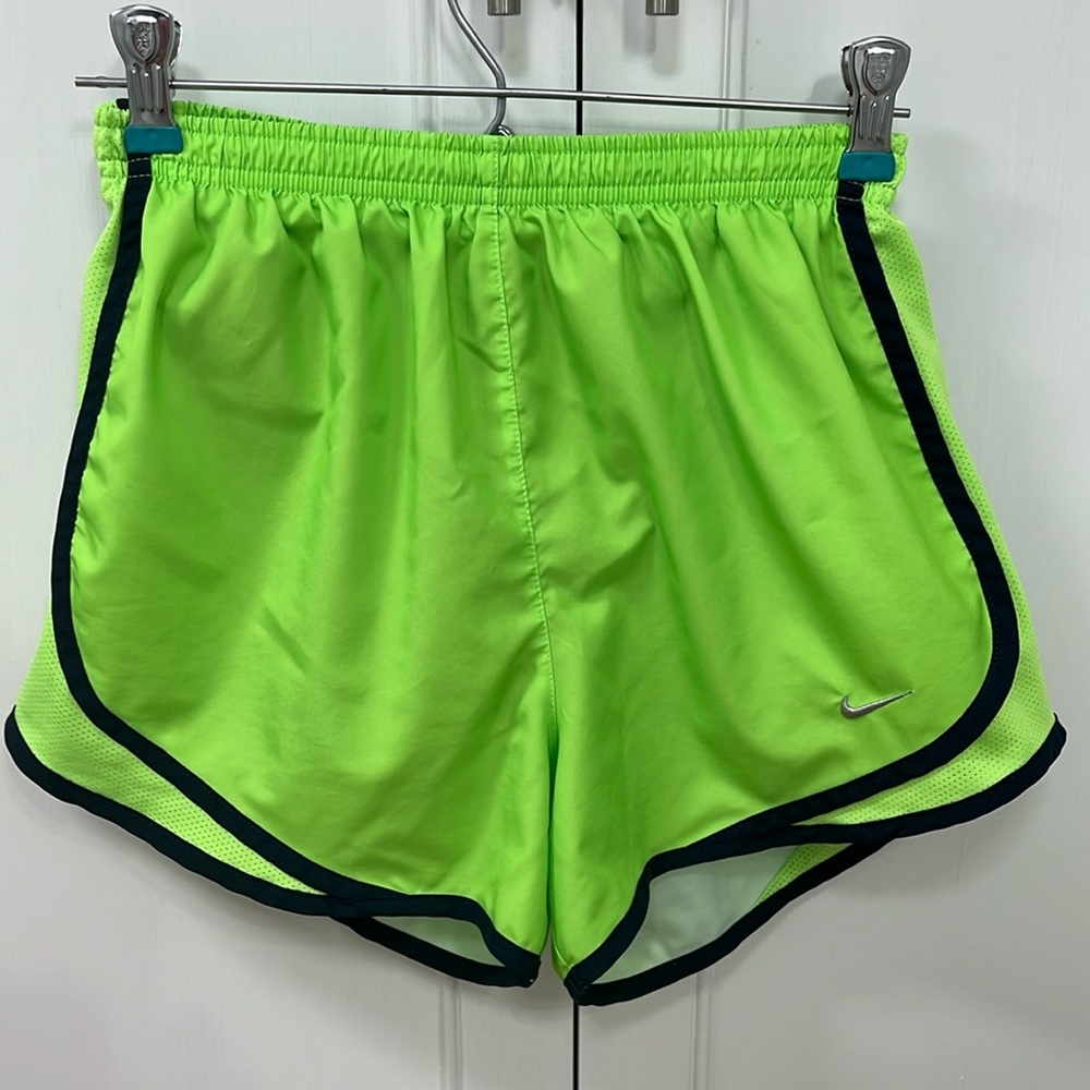 Nike Dri-Fit Green Athletic Workout Shorts XS